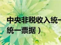 中央非税收入统一票据(电子)（中央非税收入统一票据）