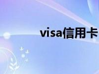 visa信用卡（visa是什么意思）