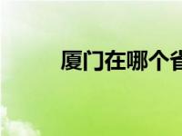 厦门在哪个省市（厦门在哪个省）