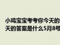 小鸡宝宝考考你今天的答案是什么9.20（小鸡宝宝考考你今天的答案是什么5月8号）