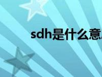 sdh是什么意思（sdh光传输设备）