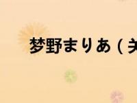 梦野まりあ（关于梦野まりあ的介绍）