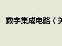 数字集成电路（关于数字集成电路的介绍）