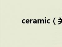 ceramic（关于ceramic的介绍）