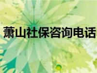 萧山社保咨询电话（萧山社保网上办事大厅）