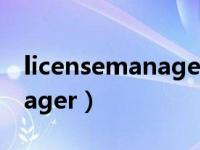 licensemanager是什么软件（license manager）